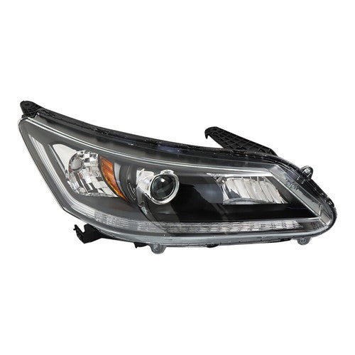Solid Spare 1PCS Passenger Headlight Assembly Fit For Honda Accord 2013-2015 Clear Halogen