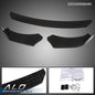 Solid Spare Universal Front Bumper Lip Chin Spoiler Splitter Fit For Honda BMW Audi
