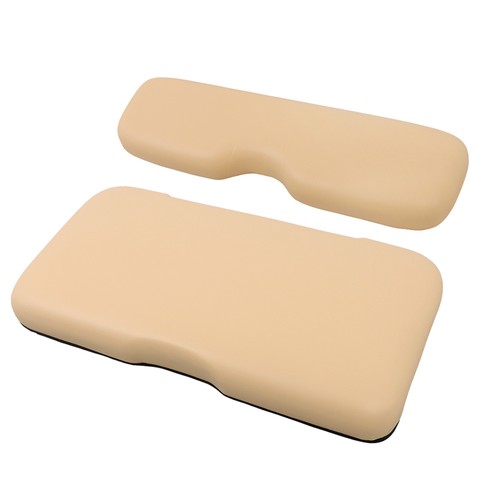 Solid Spare Front Seat Cushion Set Golf Carts Beige For E-Z-GO RXV, Freedom RXV 2008+