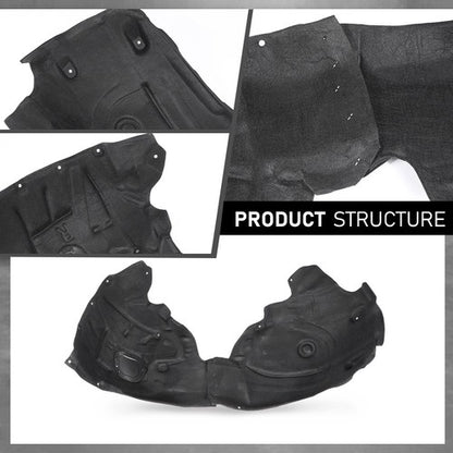 Solid Spare Front Fender Liner Splash Shield Fit For 12-16 Audi A6 A6 Quattro Left&Right
