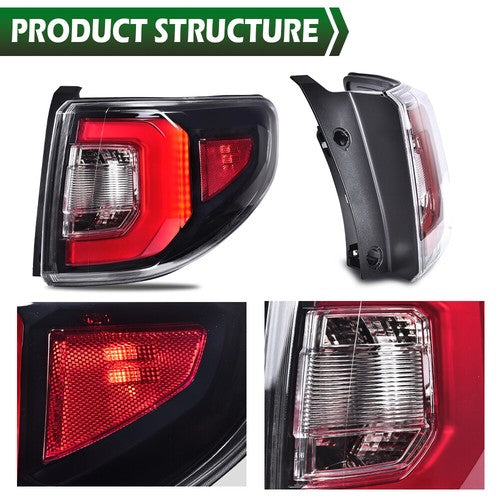 Solid Spare Tail Light Fit For GMC 2013-2016 Acadia Taillamp Brake Lamps RH Passenger Side