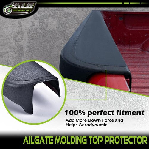 Solid Spare Fit For 99-06 Chevy Silverado GMC Sierra Tailgate Moulding Spoiler Top Protector