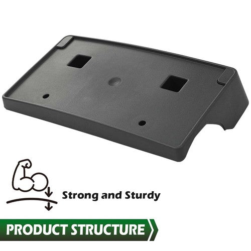 Solid Spare Fit For 2019-2022 Ram 2500 3500 4500 5500 Front Bumper License Plate Bracket