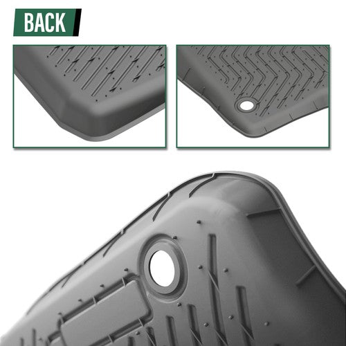 Solid Spare Fit For 1996-2002 Toyota 4Runner All Weather TPE Floor Mats Protection Liners