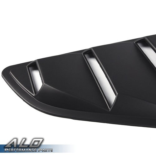 Solid Spare For Ford Mustang 2015-2021 Side Quarter Window Louvers Rear Sun Shade Cover