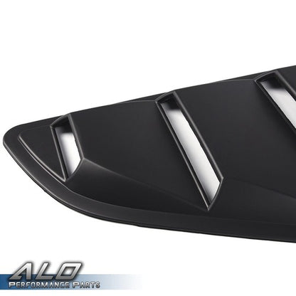 Solid Spare For Ford Mustang 2015-2021 Side Quarter Window Louvers Rear Sun Shade Cover