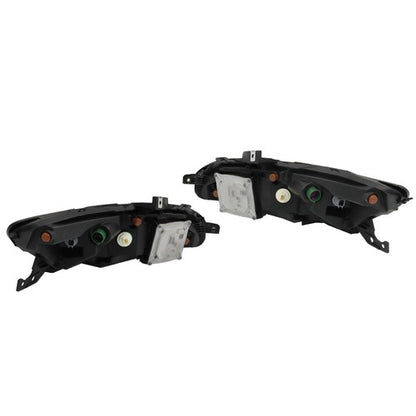 Solid Spare Right&Left Headlight w/LED DRL/Ballast Halogen Lamp For Jeep Cherokee 2014-2018