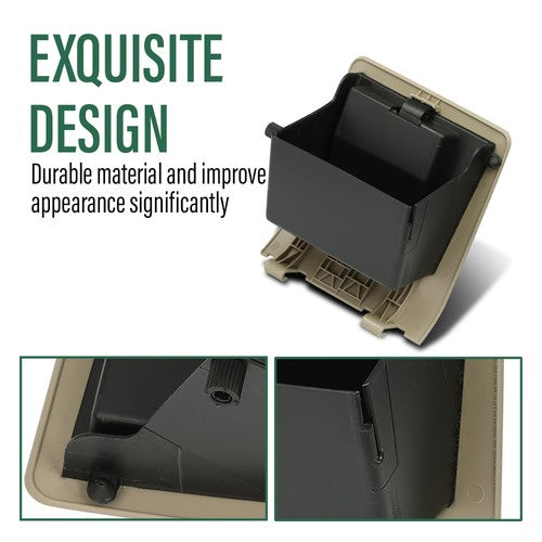 Solid Spare Dash Knee Center Glove Storage Cubby For 05-07 Ford F250 F350 Super Duty Beige