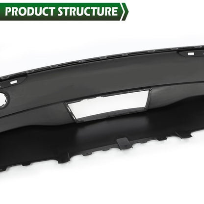 Solid Spare Fit For 2020-2024 Tesla Model Y Rear Bumper Lower Fascia Valance Cover Trim