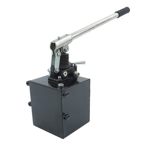 Solid Spare Hydraulic Piston Hand Pump 2.7 Cid 5 Quart With Valve For Double Acting Cylinder