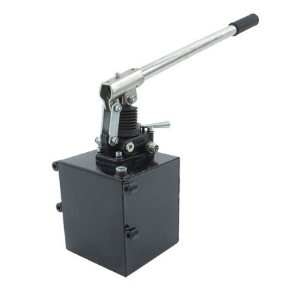 Solid Spare Hydraulic Piston Hand Pump 2.7 Cid 5 Quart With Valve For Double Acting Cylinder