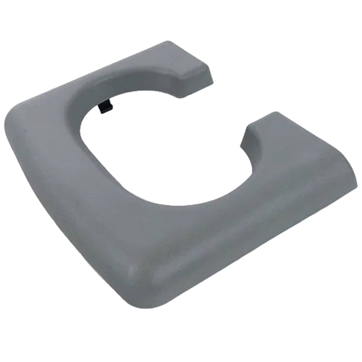 Solid Spare Fit For 04-2014 Ford F-150 Center Console Cup Holder Pad Cover Grey Replacement