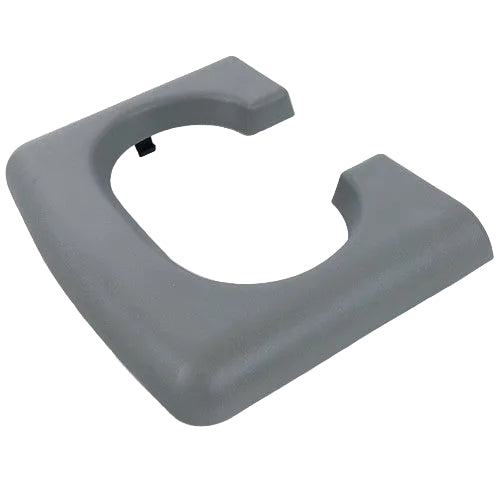 Solid Spare Fit For 04-2014 Ford F-150 Center Console Cup Holder Pad Cover Grey Replacement