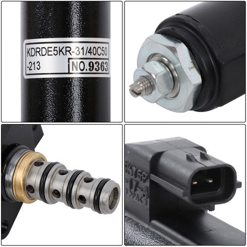 Solid Spare YN35V00049F1 KDRDE5K-31/40C50-213 Solenoid Valve for Kobelco SK200/230/350-8 New