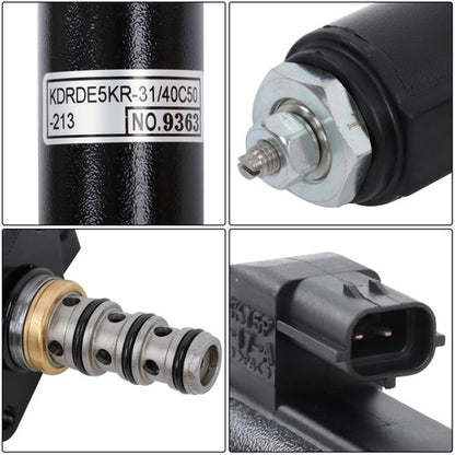 Solid Spare YN35V00049F1 KDRDE5K-31/40C50-213 Solenoid Valve for Kobelco SK200/230/350-8 New