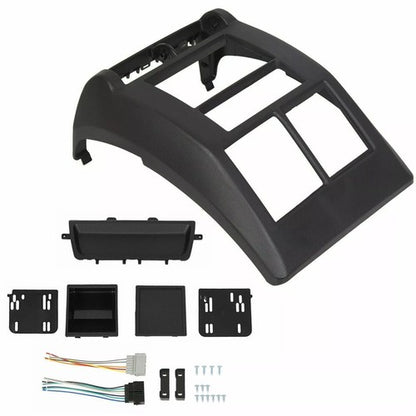 Solid Spare For 97-02 Jeep Wrangler TJ Double Din Dash Panel Bezel Radio Stereo Mount Kit