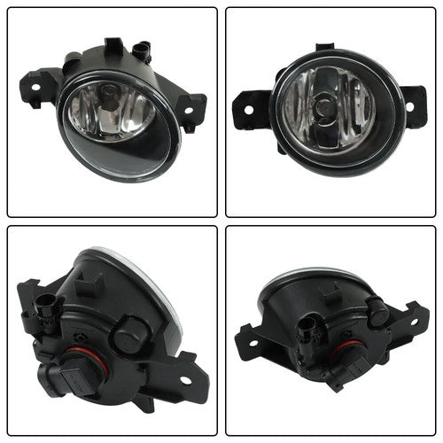 Solid Spare Fog Lights Set&Rear Trunk Trim Strip Liftgate Handle For 13-16 Nissan Pathfinder