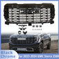 For 2022-2024 GMC Sierra 1500 Denali Black Chrome Front Bumper Grille Grill