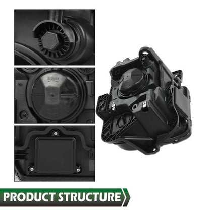 Solid Spare Fit For 2019-2021 Chevy Blazer HID/Xenon Model Left Projector Headlight Headlamp