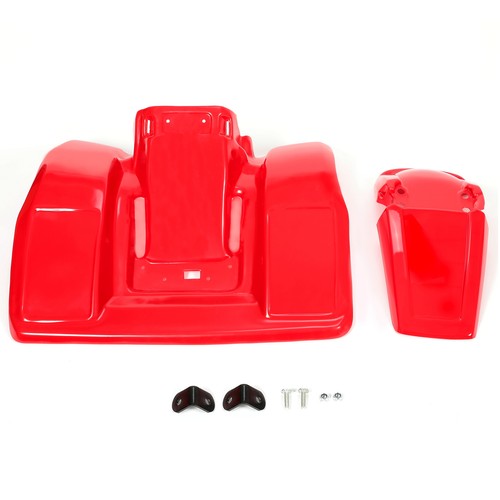 Solid Spare NEW FOR HONDA ATC 250R 83 - 84 RED PLASTIC FRONT AND REAR FENDER SET