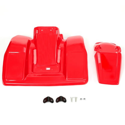 Solid Spare NEW FOR HONDA ATC 250R 83 - 84 RED PLASTIC FRONT AND REAR FENDER SET