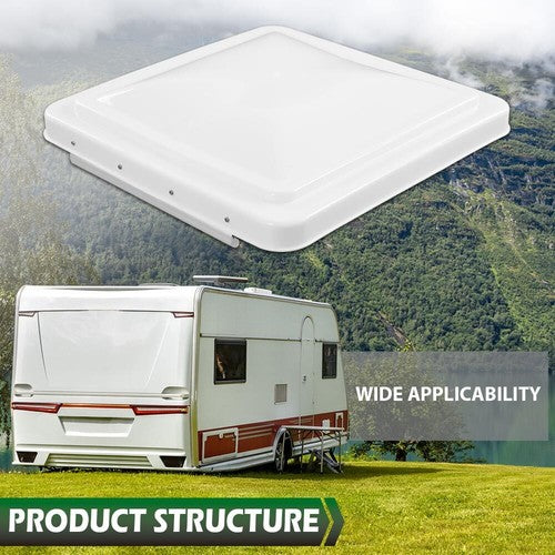 Solid Spare Fit For Ventline Elixir 14"x14" Roof Vent Cover Camper RV Trailer Ventline White