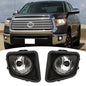 For 2014 2015-2021 Toyota Tundra Fog Lights Pair Front Bumper Driving Lamp