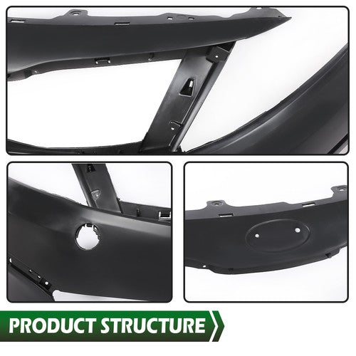 Solid Spare NEW Front Upper Bumper Cover Fascia Fit for 2014-2015 Kia Optima EX LX SX