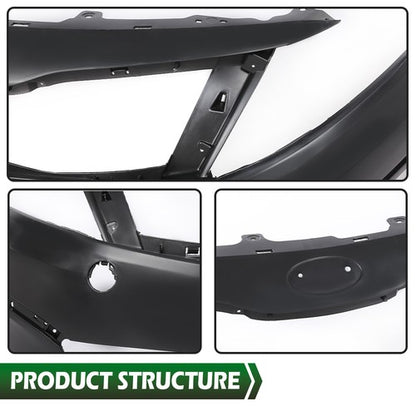 Solid Spare NEW Front Upper Bumper Cover Fascia Fit for 2014-2015 Kia Optima EX LX SX