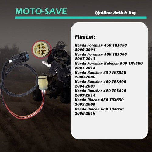 Solid Spare Ignition Switch Key For HONDA Rancher TRX 420 TE TM FM FE FPM FPA FPE FA 2007-14