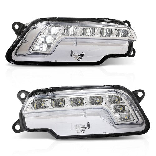 Solid Spare LED DRL Fog Lights Driving Lamps For 10-16 Mercedes Benz W212 E350 E550 E63 AMG