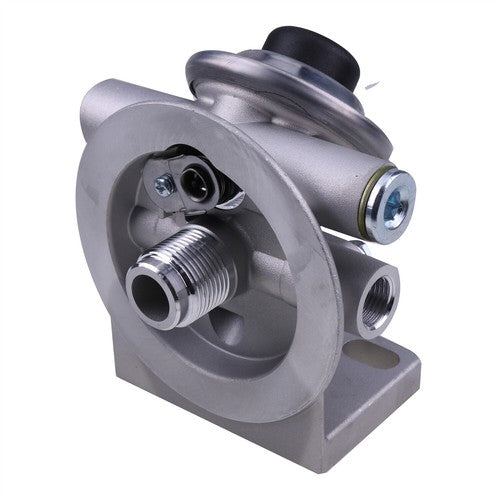 Solid Spare Hand Priming Pump Fuel Filter Mounting Base M16X1.5MM 1-14" Spin On Mount
