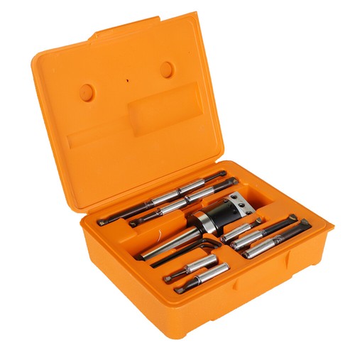 Solid Spare 3 Piece Boring Head Boring Tool Set (2 Inch Head & MT3 & 1/2 Inch) New