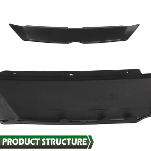 Solid Spare MA1201100 Front Upper Grille Cover Molding Fit For 2014-2016 Mazda 3 & 3 Sport