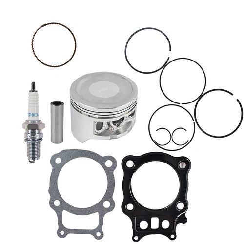 Solid Spare For Honda Piston Rings Gasket Kit Spark Plug Rancher TRX350 2000-2006