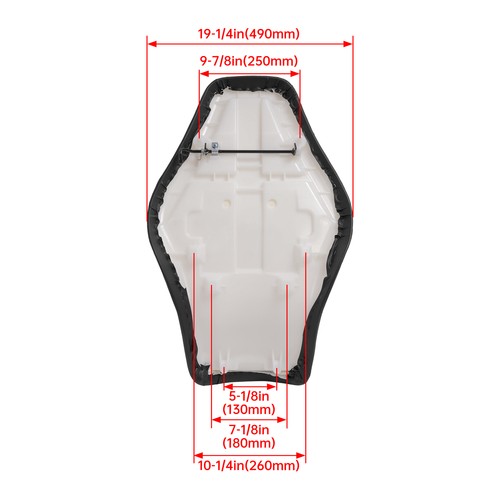 Solid Spare Seat Saddle For Kawasaki Brute Force 750 650 4X4i Injector 05-23 #53066-0273-MA