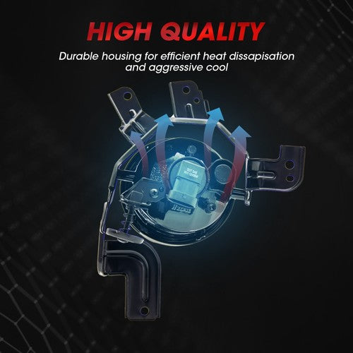 Fog Light Assembly Fit For 2007 2008 2009 Honda CRV Switch And Wiring Kit Clear