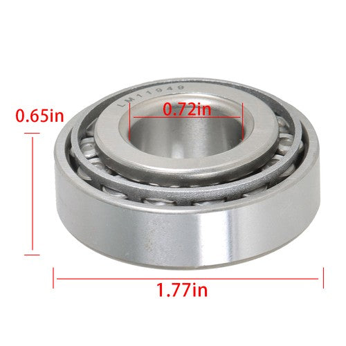 Solid Spare 2 Set For Club Car 1982-2002 DS Golf Cart Gas&Elec Front Wheel Bearings+Seal Kit