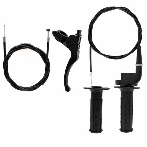 Solid Spare Right Lever Brake Throttle Cable Handlebar Grip 50cc- 250cc For 7/8" Baja Bike