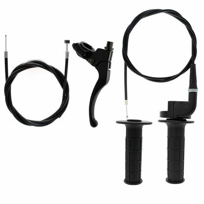 Solid Spare Right Lever Brake Throttle Cable Handlebar Grip 50cc- 250cc For 7/8" Baja Bike