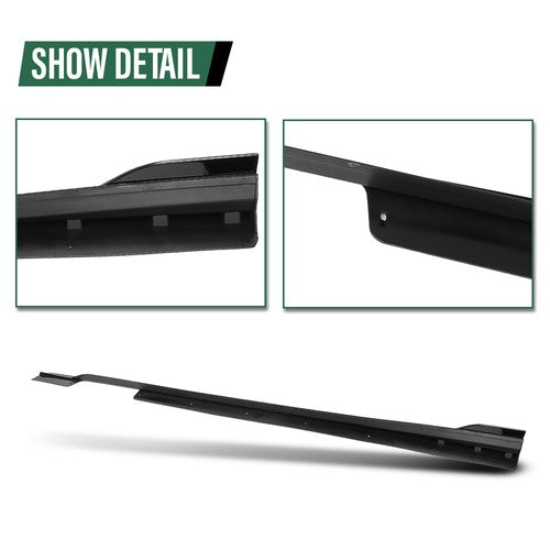 Solid Spare Side Skirts Extension Panel Fit For 2020-2025 BMW G06 X6 M Sport Gloss Black