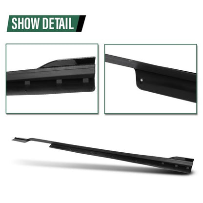 Solid Spare Side Skirts Extension Panel Fit For 2020-2025 BMW G06 X6 M Sport Gloss Black