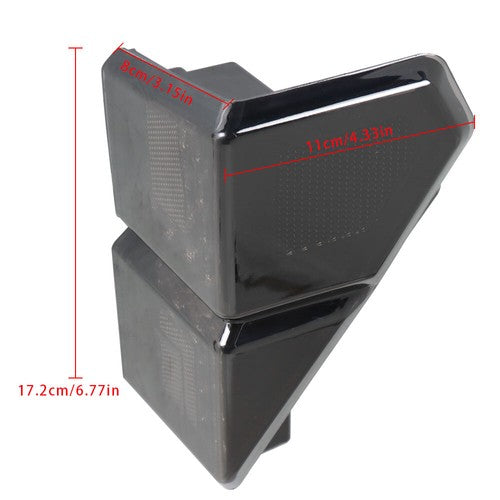 Solid Spare For 2018 2019-2021 Polaris Ranger 1000 XP Crew Rear Left Right LED Tail Lights