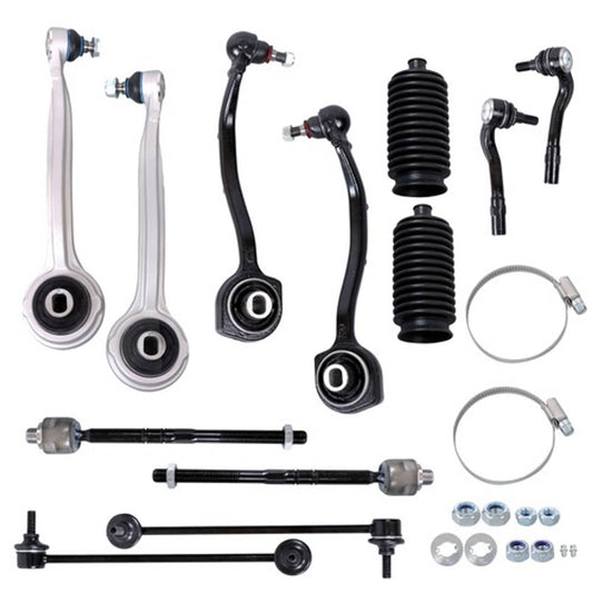 Solid Spare For Mercedes Benz C240 C320 2001-2005 12Pcs Suspension Control Arm Kit Sway Bar