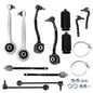 Solid Spare For Mercedes Benz C240 C320 2001-2005 12Pcs Suspension Control Arm Kit Sway Bar