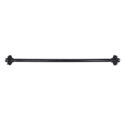 Solid Spare 4 lug-4' 2K 2000lbs Trailer Axle 56.5' Hub Face 46.5' Spring Center with U-Bolt