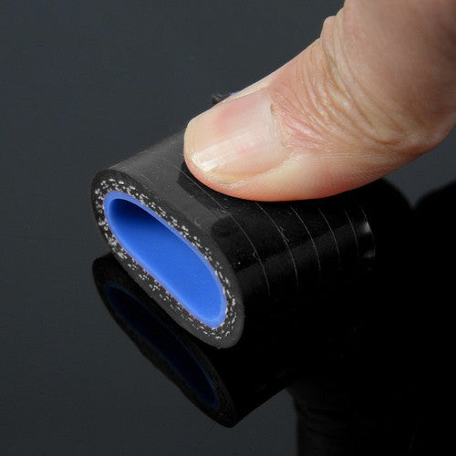 Solid Spare Fit For 1993-1999 Fiat Punto 1.4L GT Black Silicone Induction Air Intake Hose