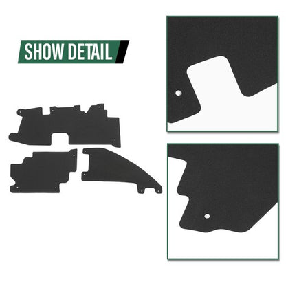 Solid Spare Fit For 09-14 Ford F-150 & Raptor Radiator Grille Air Deflector Set w/ Fasteners