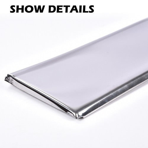 Solid Spare Fit For 81-88 Cutlass Supreme Front Lower Fender Chrome Molding Trim Left&Right