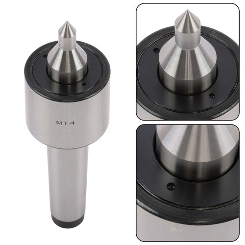 Solid Spare #4 New 4MT 0.000197" CNC Precision Long Spindle Lathe Live Center Morse Taper